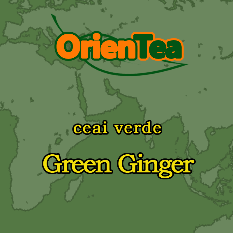 Ceai verde cu ghimbir Green Ginger - 80g